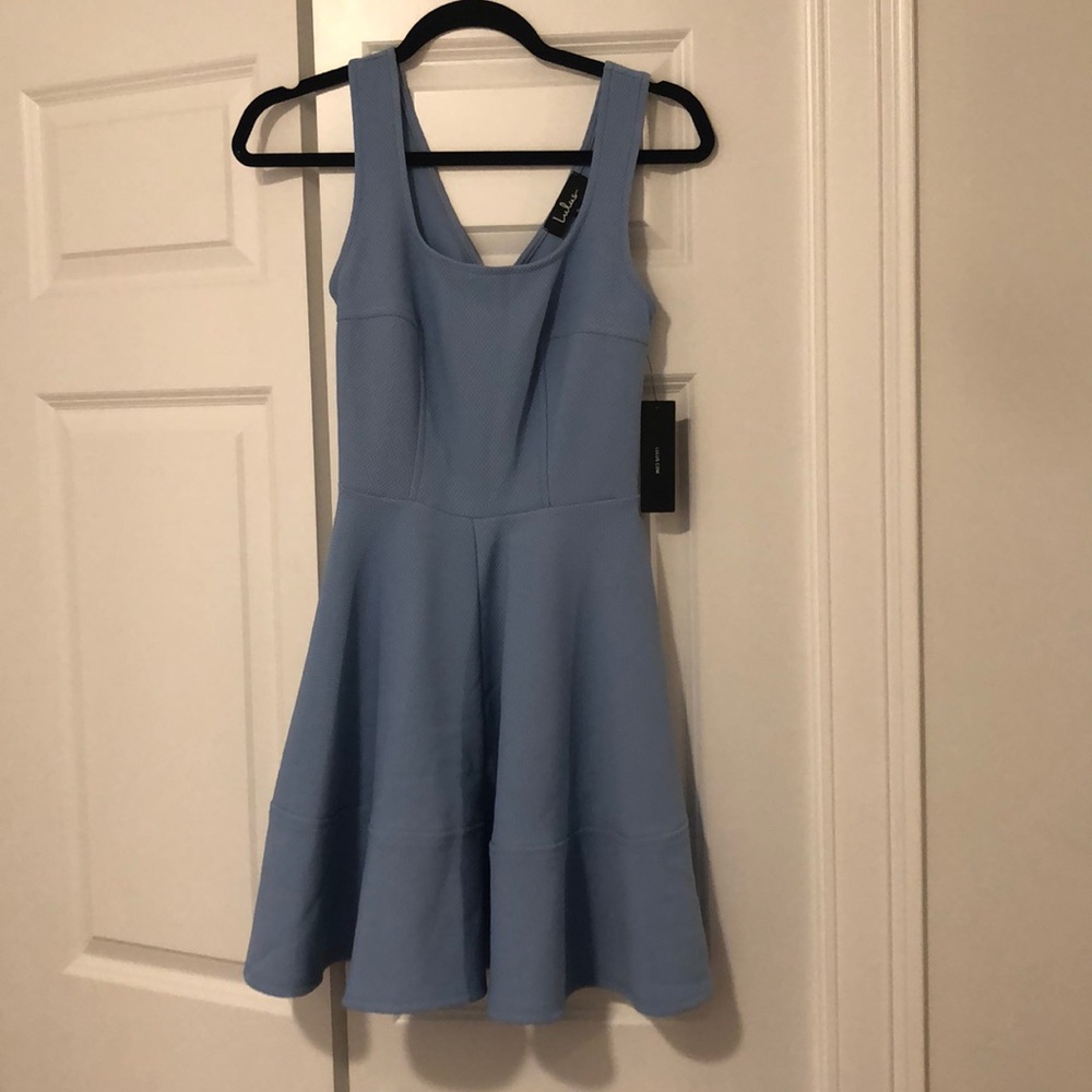 Lulus Light blue skater dress